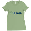 like a boss Ladies Fitted T-Shirt