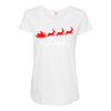 squadgoals santa Maternity Scoop Neck T-shirt