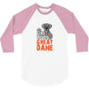 This Girl Loves Her Great Dane 3/4 Sleeve Shirt