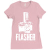flasher camera Ladies Fitted T-Shirt