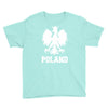 poland polska polish football flag new Youth Tee