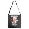 the most savage cat alive Adjustable Strap Totes