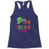 teacher saurus Racerback Tank