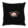 May Peeking Out Asian Baby Boy Throw Pillow