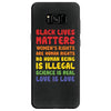black lives matters, women's rights are human rights Samsung Galaxy S8