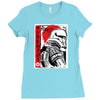 RED SUN - TANK TROOPER Ladies Fitted T-Shirt