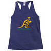 wallabies gold logo Racerback Tank