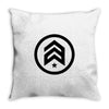 analog black new logo Throw Pillow