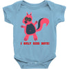 i only kiss boys Baby Onesie