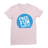 free fun fridays Ladies Fitted T-Shirt