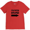 im with stupid t shirt t shirt funny t shirt cool tshirt funny shirt t V-Neck Tee