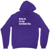 hang on. let me overthink this Unisex Hoodie