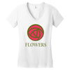 flowers Women's V-Neck T-Shirt