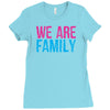 we are family Ladies Fitted T-Shirt