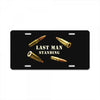 Last Man Standing License Plate