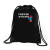 if you met my family you would understand Drawstring Bags