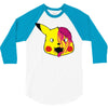 pikachu zombie 3/4 Sleeve Shirt