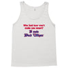 beer t shirt who said beer won't make you smart it made bud wiser funn Tank Top
