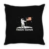finders keepers Throw Pillow