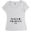 You are My Sun My Moon and All My Stars Women's Triblend Scoop T-shirt