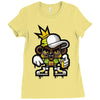 hop hop bear Ladies Fitted T-Shirt