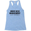 under new management just married Racerback Tank
