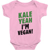Kale Yeah I'm Vegan! Baby Bodysuit
