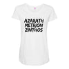 Azarath Metrion Zinthos Maternity Scoop Neck T-shirt