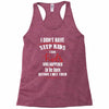 step kids white letter Racerback Tank