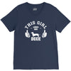 This Girl Loves Her Doxie V-Neck Tee