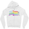 lightsaber rainbow Zipper Hoodie