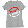 trainer inside Ladies Fitted T-Shirt