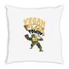vegan pizza power Throw Pillow