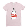 Milk Inside Ladies Fitted T-Shirt