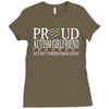 proud autism girlfriend Ladies Fitted T-Shirt