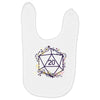 20 Dice Flowers Baby Bibs