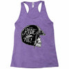hi girl... ride with me! Racerback Tank