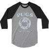 pugs not drugs 3/4 Sleeve Shirt