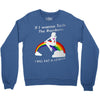 ls mug eat rainbow eat les Crewneck Sweatshirt