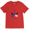 4th of July V-Neck Tee