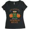i'd rather be drinking pumpkin spice Women's Triblend Scoop T-shirt
