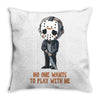 no one wants to play with me Throw Pillow