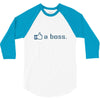 like a boss 3/4 Sleeve Shirt