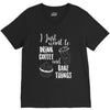 i just want to drink coffee &amp; bake things V-Neck Tee