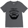 mens grandads bearded V-Neck Tee