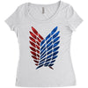 Titan Logo Women's Triblend Scoop T-shirt