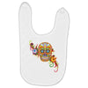 women's sugar skull purple Baby Bibs