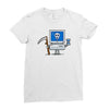 blue screen of death Ladies Fitted T-Shirt