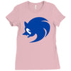 sonic logo Ladies Fitted T-Shirt