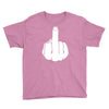 middle finger Youth Tee